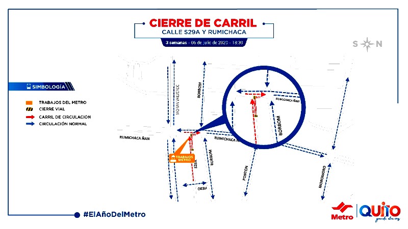 Se Cerr Temporalmente Un Carril En La Avenida Rumichaca Quito Informa