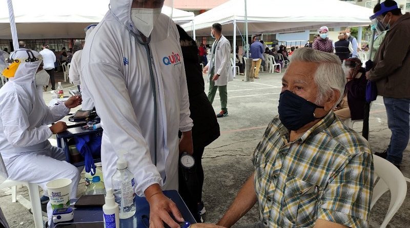 100 mil vacunados en Quito