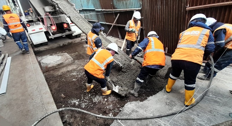 Recuperación de mesa vial Mariscal Sucre