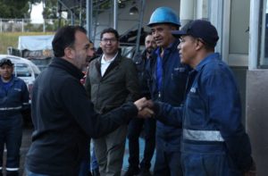 Visita alcalde a Emaseo EP