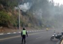 Cerrada la av. Simón Bolívar en dos sentidos por densidad de humo a causa de incendios