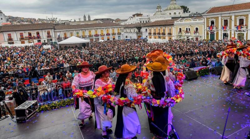 El pregón enciende las fiestas de Quito