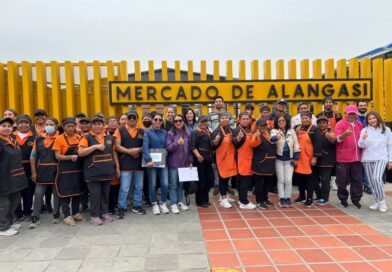 Mercado de Alangasí es reconocido como un espacio responsable con la salud