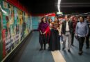 El Metro de Quito se llena de arte: Alcalde inaugura una exposición para redescubrir la cultura local